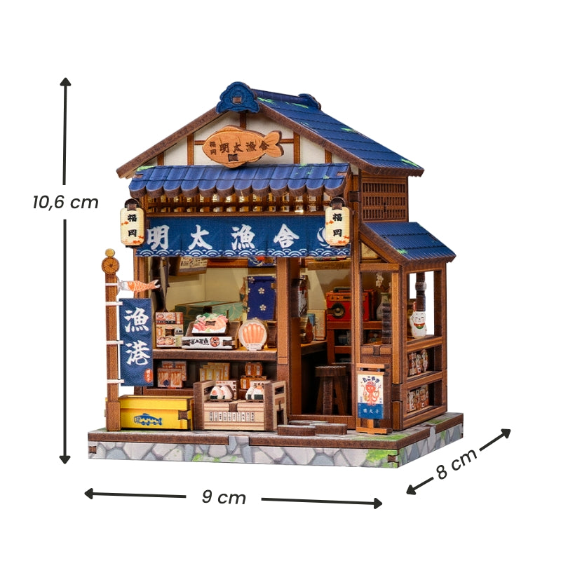 Japoński Mini Domek Drewniany Fukuoka Mentaiko Kitchen