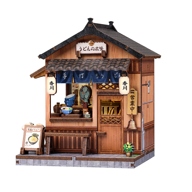 Japoński Mini Domek Drewniany Kagawa Udon House