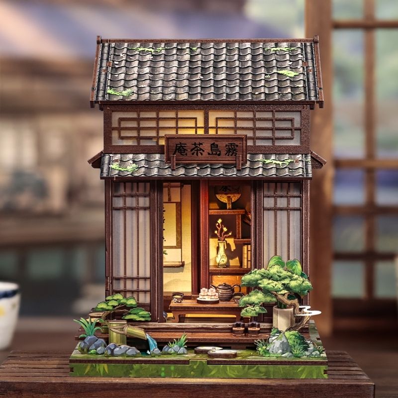 Japoński Miniaturowy Domek Drewniany Kirishima Cha-An