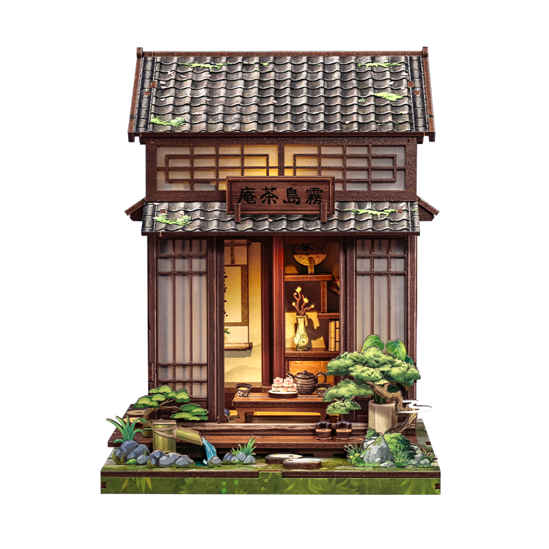 Japoński Miniaturowy Domek Drewniany Kirishima Cha-An