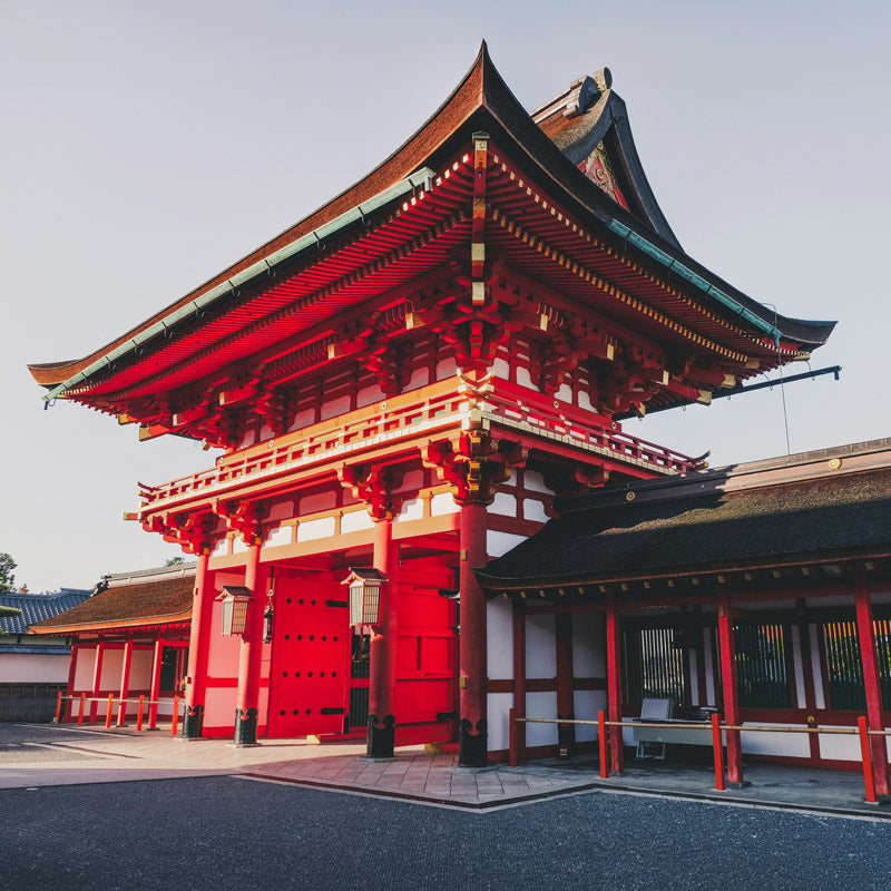 Japoński Miniaturowy Model - Brama Rōmon Sanktuarium Inari