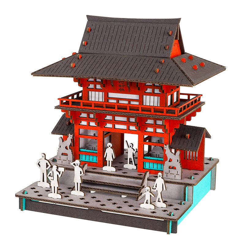 Japoński Miniaturowy Model - Brama Rōmon Sanktuarium Inari