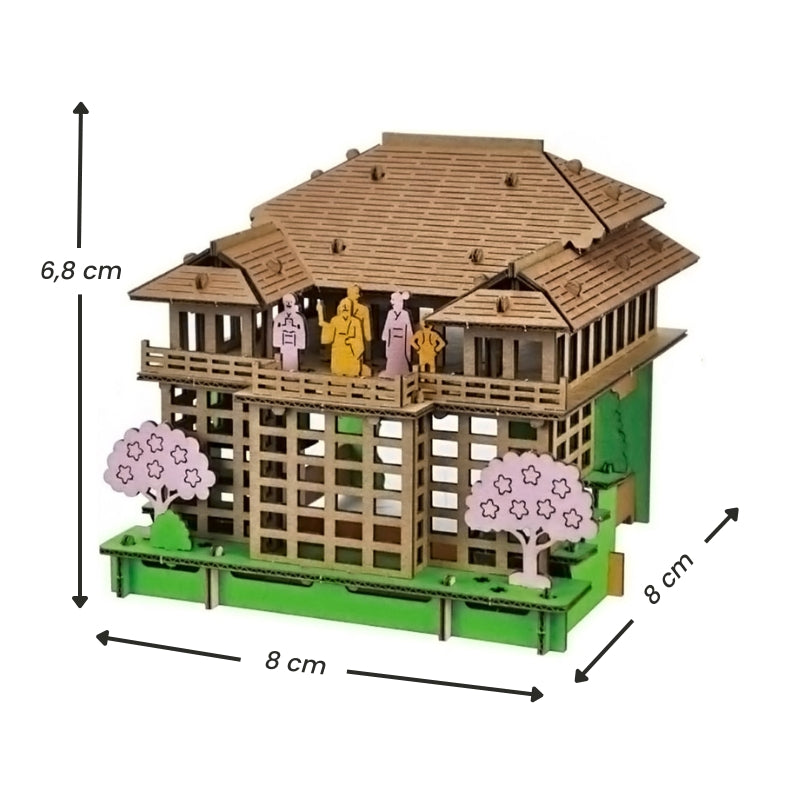 Japoński Miniaturowy Model - Świątynia Kiyomizu-dera
