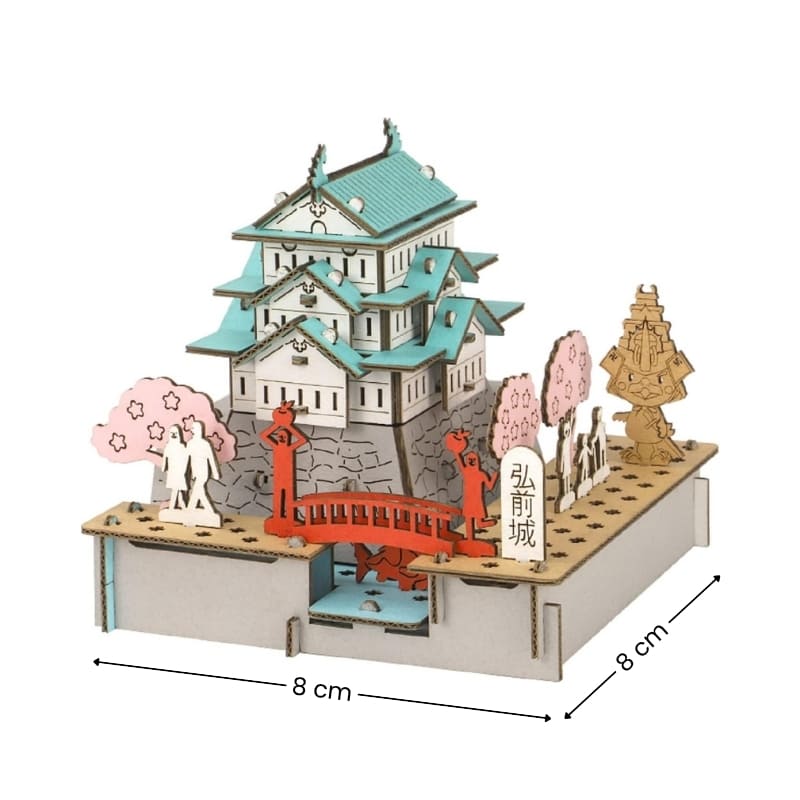 Japoński Miniaturowy Model - Zamek Hirosaki