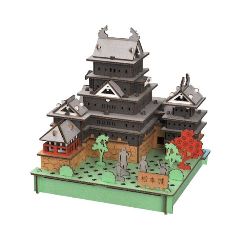 Japoński Miniaturowy Model - Zamek Matsumoto