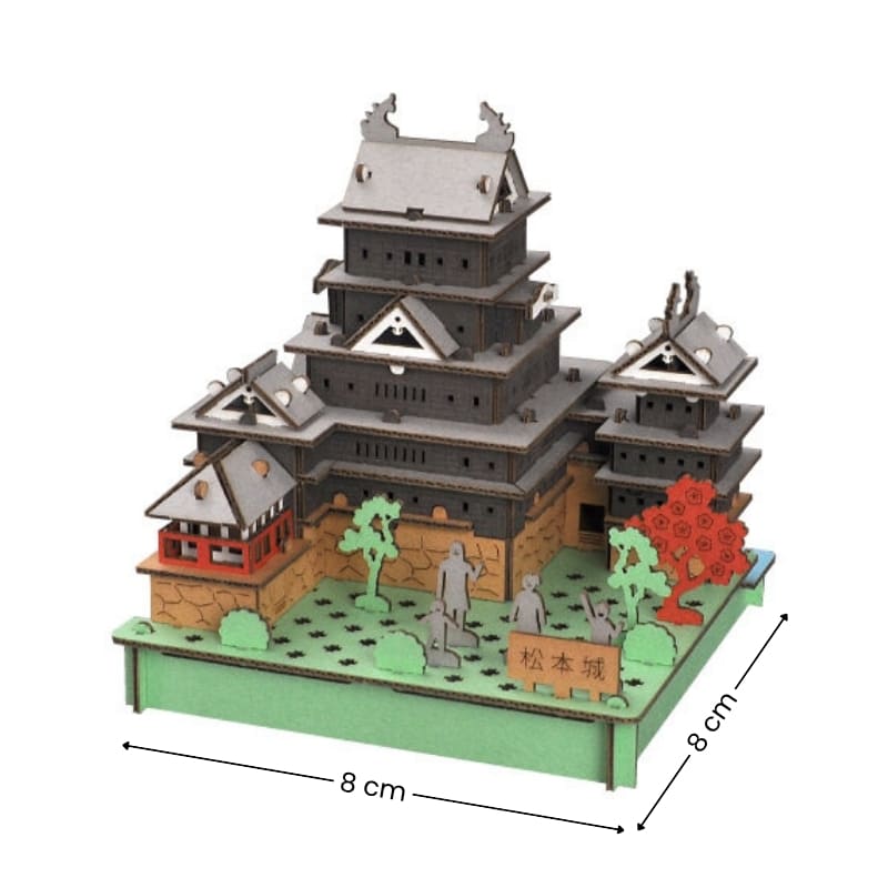 Japoński Miniaturowy Model - Zamek Matsumoto