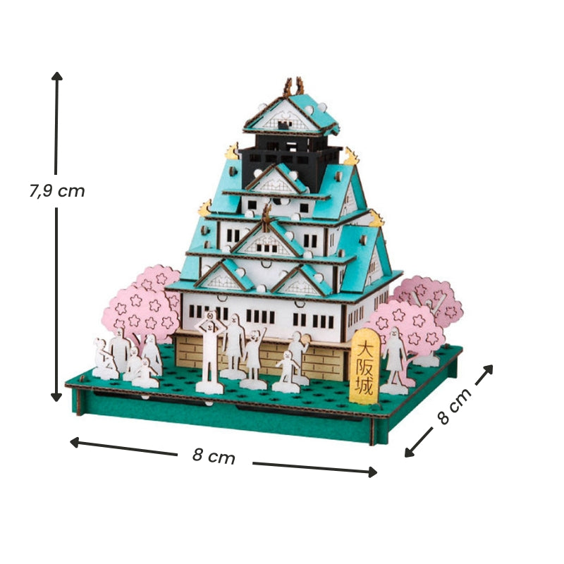 Japoński Miniaturowy Model - Zamek Osaka