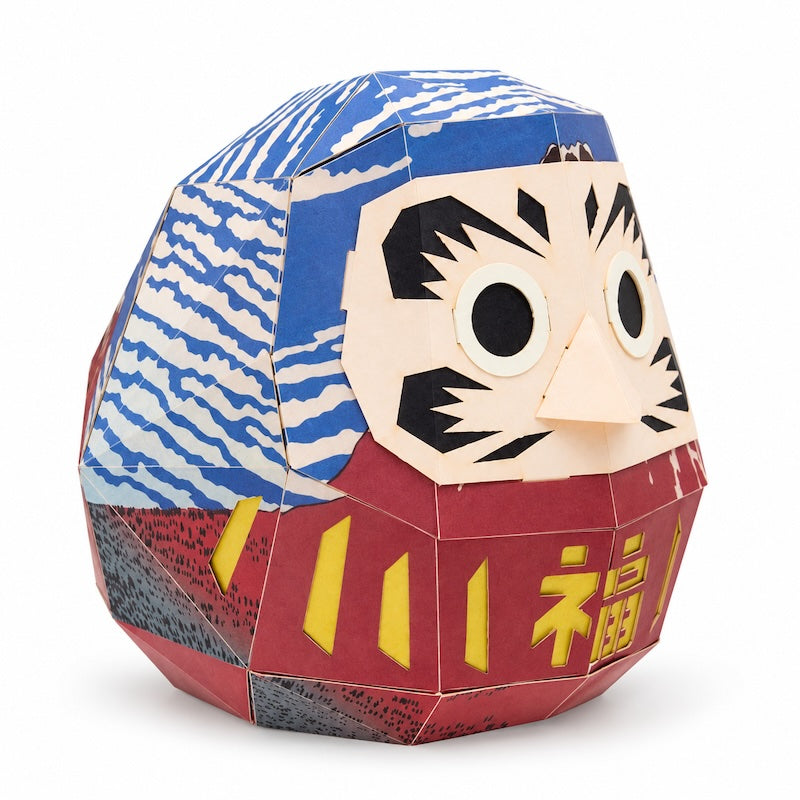 Japoński Model z Papieru - Daruma