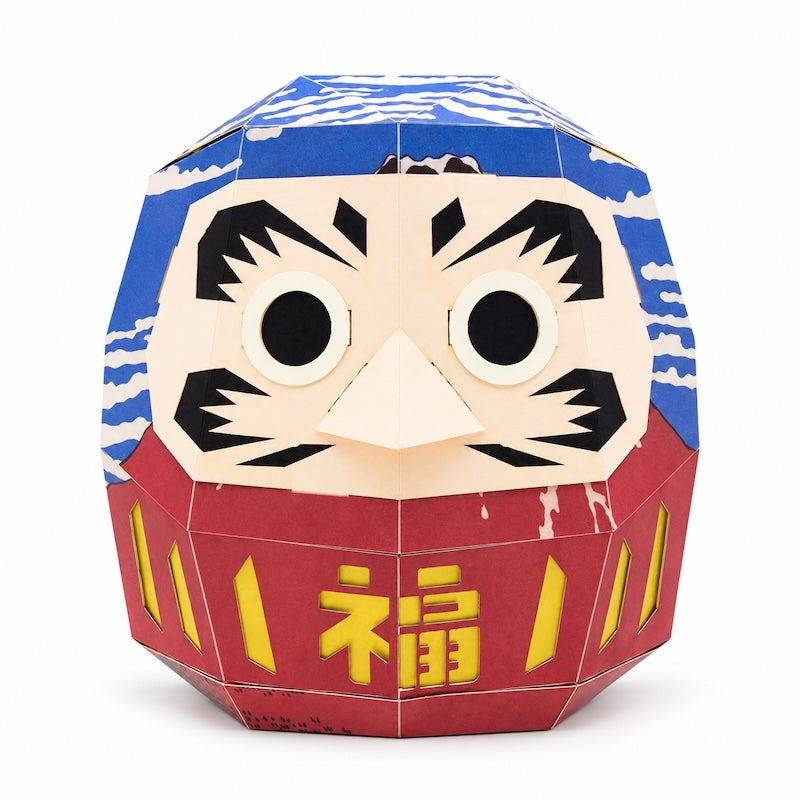 Japoński Model z Papieru - Daruma