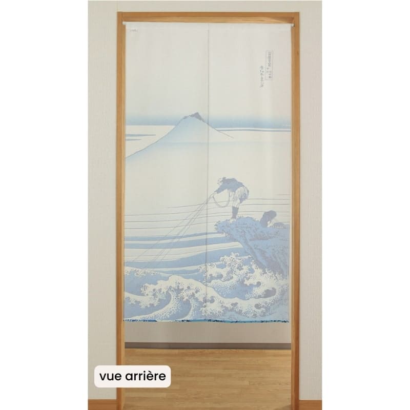 Japoński Noren Mount Fuji Blue 85 x 150 cm
