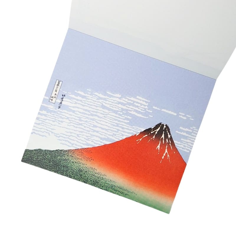 Japoński notatnik z nadrukiem Hokusai