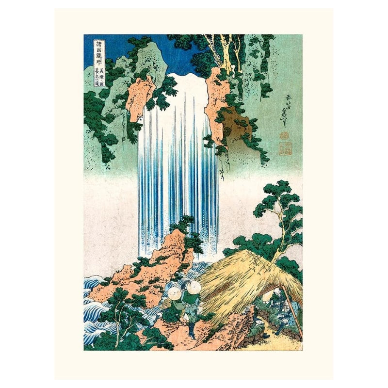 Japoński plakat Cascade de Yoro A3