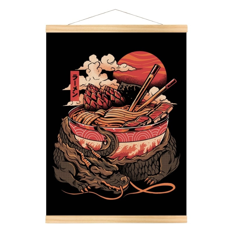 Japoński plakat Dragon Ramen A3