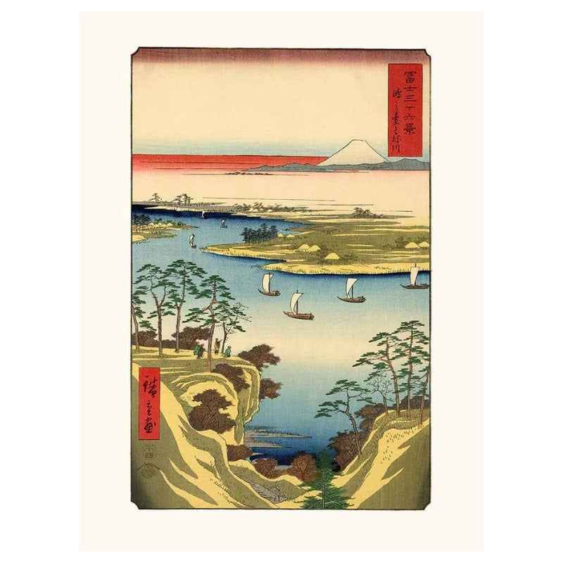 Japoński plakat Hiroshige A3