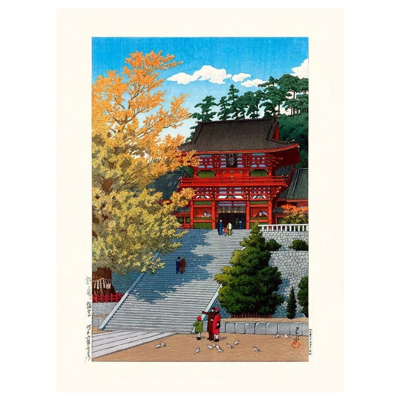 Japoński plakat Kamakura Sanctuary A3