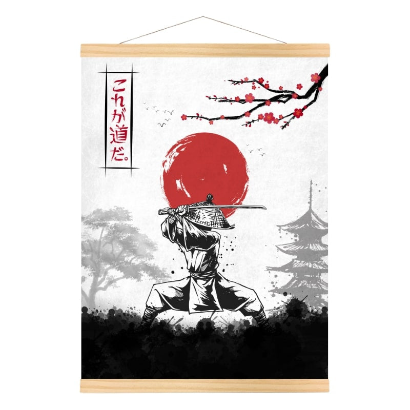 Japoński plakat Kodeks Bushido A3