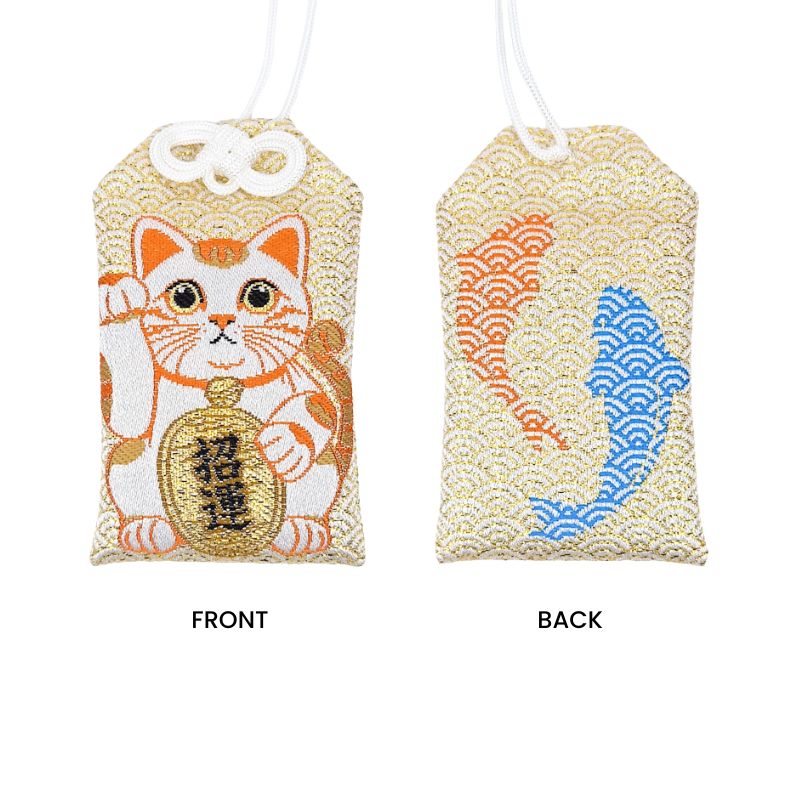 Japoński Talizman Omamori Maneki Neko
