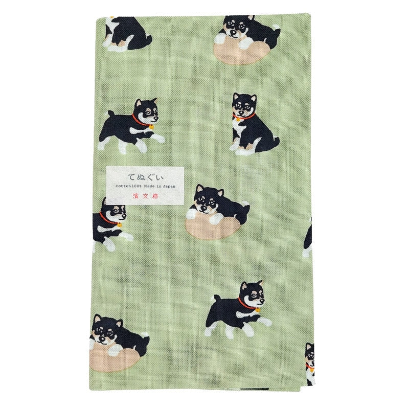 Japoński Tenugui Kuro Shiba