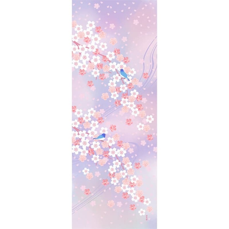 Japoński Tenugui Sakura Ame