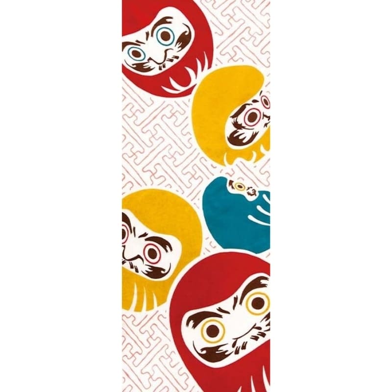 Japoński Tenugui Shiawase Daruma