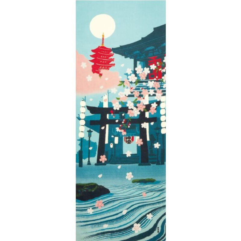 Japoński Tenugui Tochoji