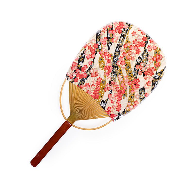 Japoński Wachlarz Uchiwa Washi Hana