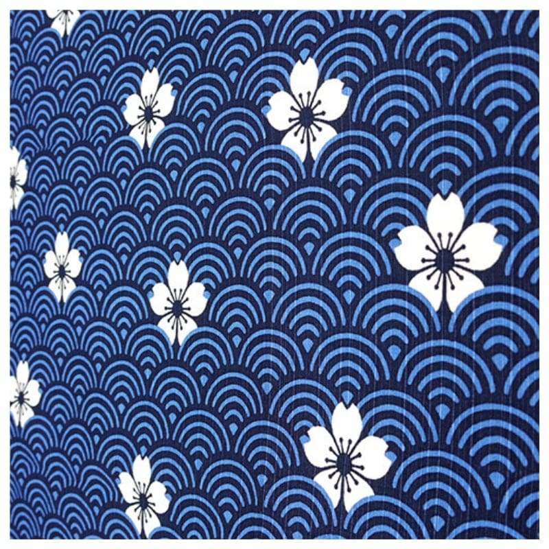 Japoński wzór Furoshiki Seigaiha 70x70 cm