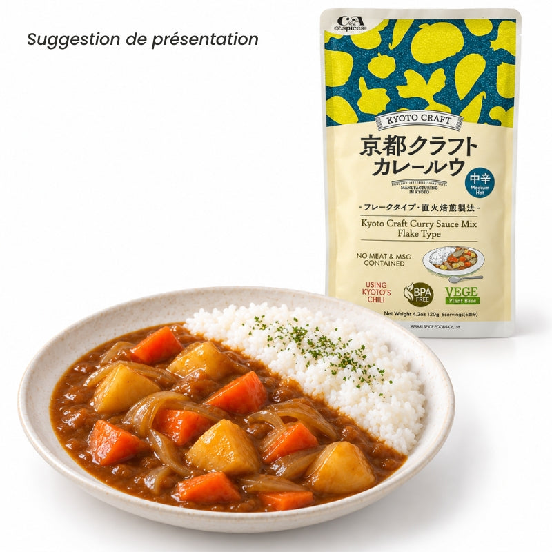 Japońskie Curry Roux Średnio Ostre - Kyoto Craft