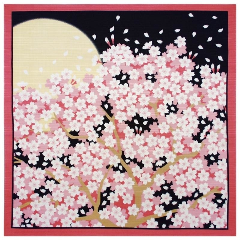 Japońskie Furoshiki Sakura 50x50 cm