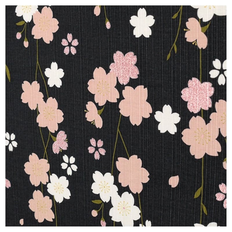 Japońskie Furoshiki Sakura nocą 90x90 cm