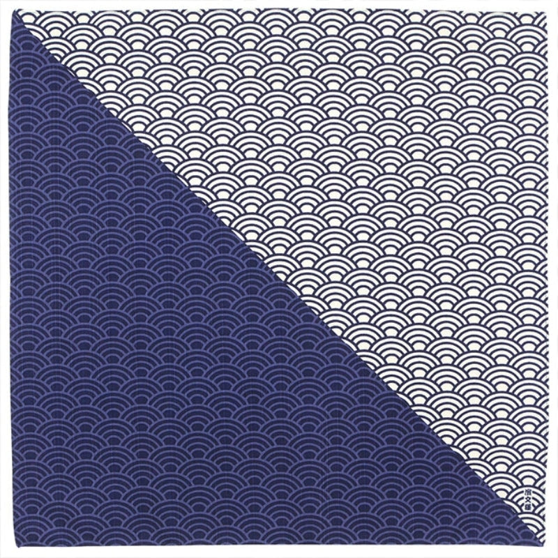 Japońskie Furoshiki Seigaiha 50x50 cm