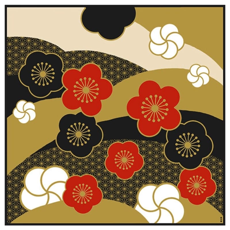 Japońskie Furoshiki Ume Nishiki 90x90 cm
