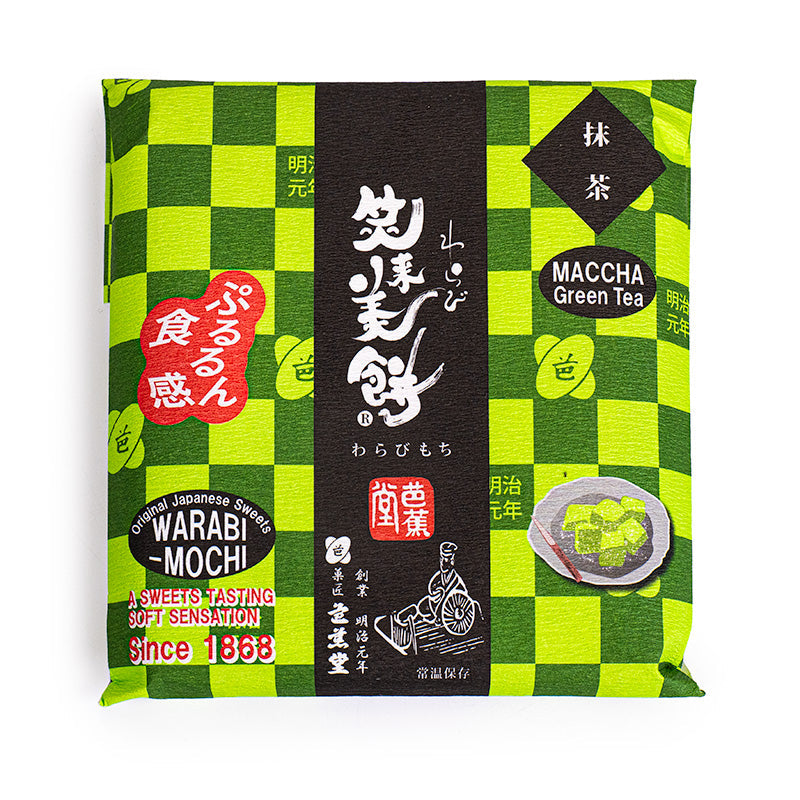 Japońskie Galaretki Warabi Mochi z Matchą