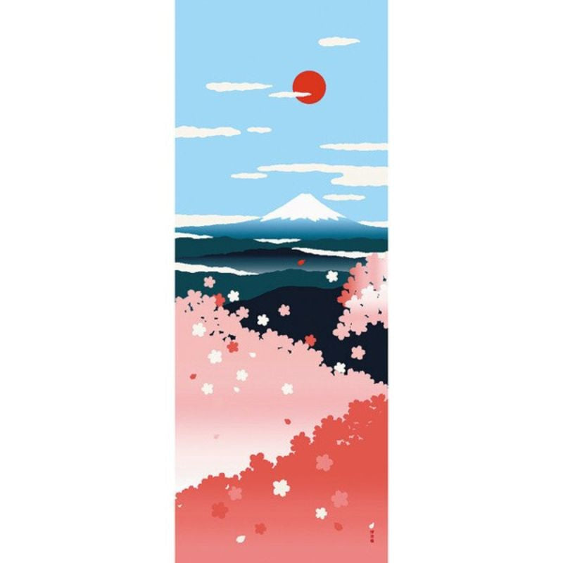 Japońskie Hanami Tenugui