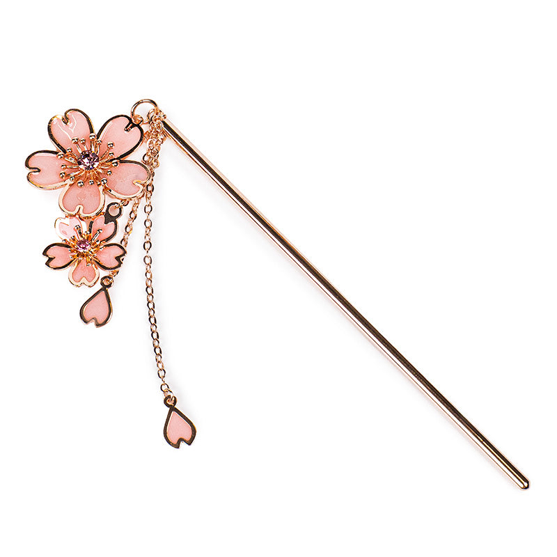 Japońskie Kanzashi - Kwiaty Sakura