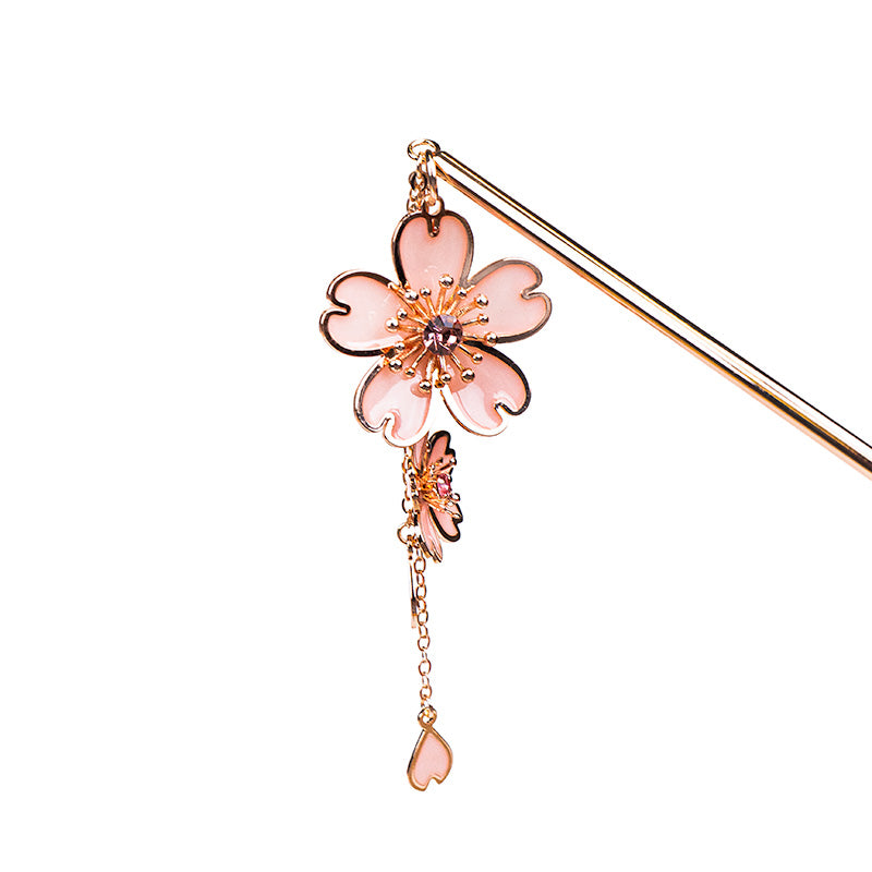 Japońskie Kanzashi - Kwiaty Sakura