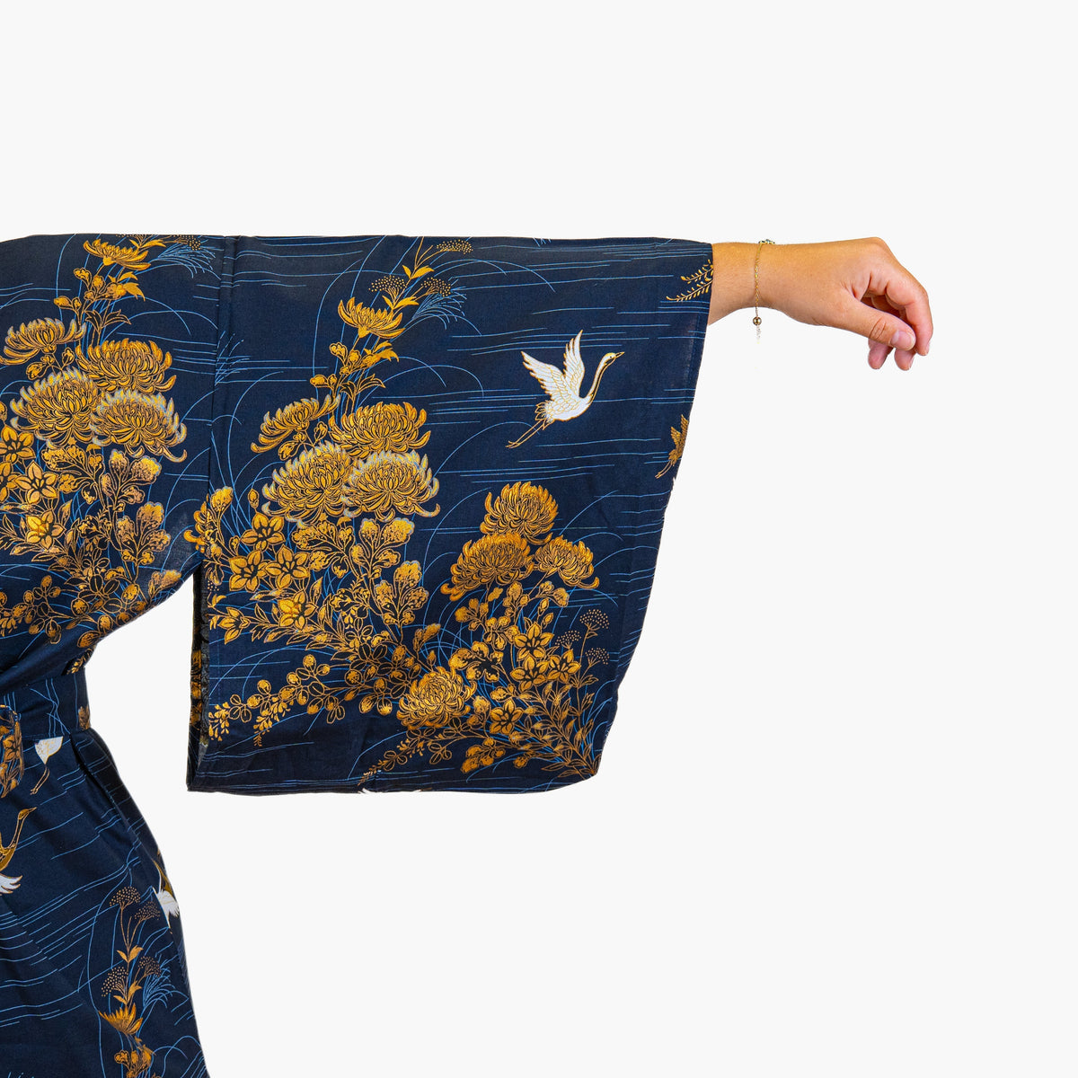 Japońskie Kimono Damskie - Kiku Tsuru