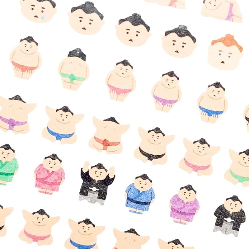Japońskie naklejki Mini Sumo