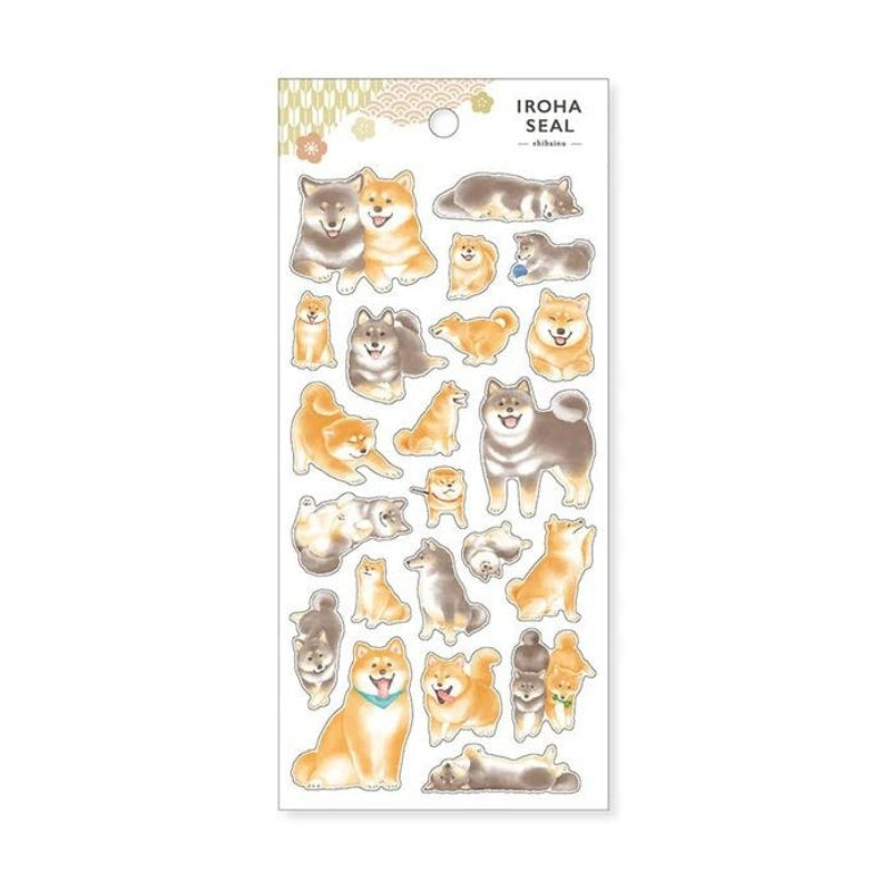 Japońskie naklejki Shiba Inu