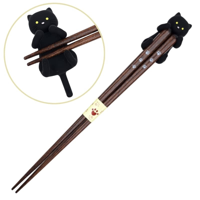Japońskie pałeczki Kawaii Black Cat