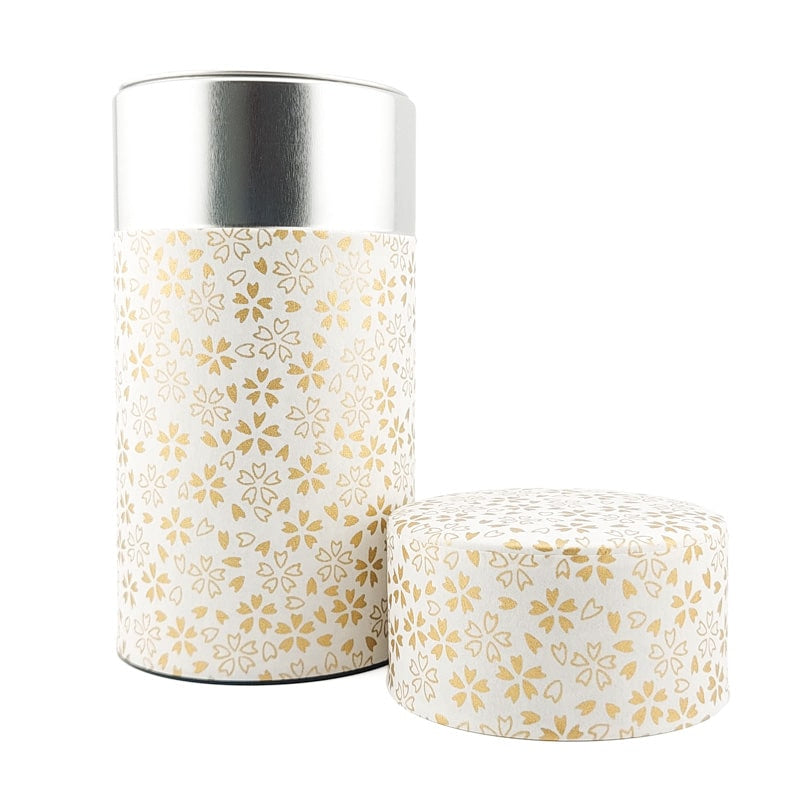 Japońskie pudełko na herbatę Sakura Gold