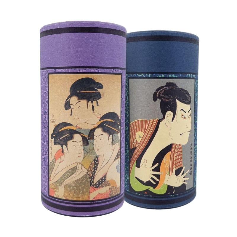 Japońskie pudełko na herbatę Ukiyo e
