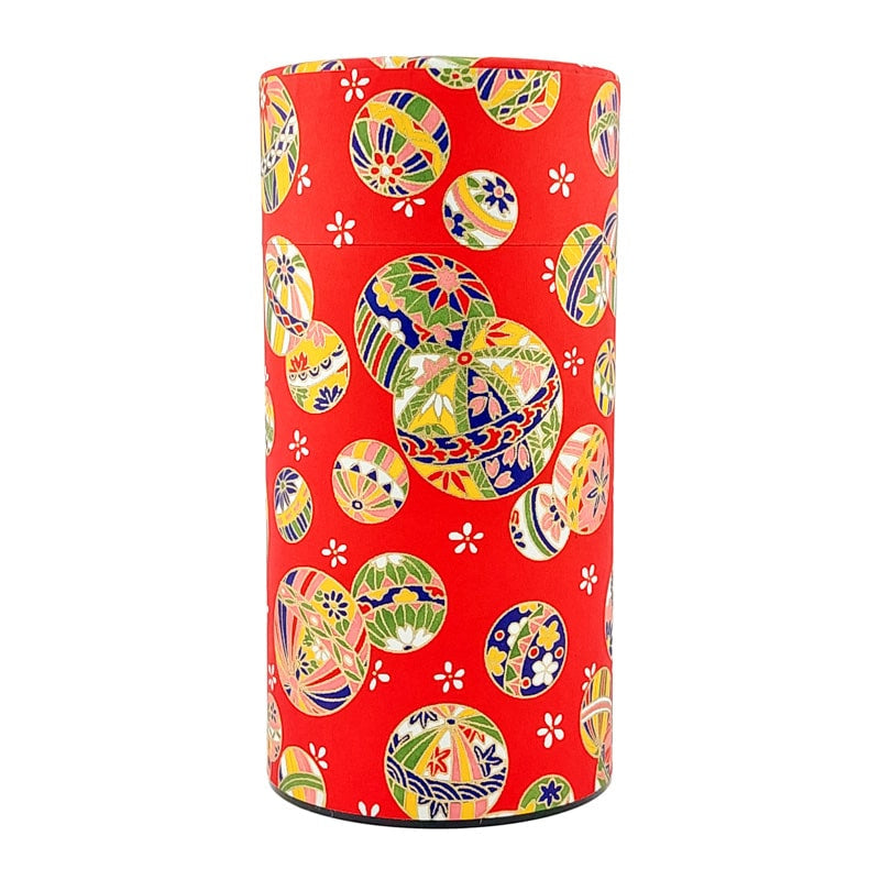 Japońskie pudełko na herbatę Washi Temari