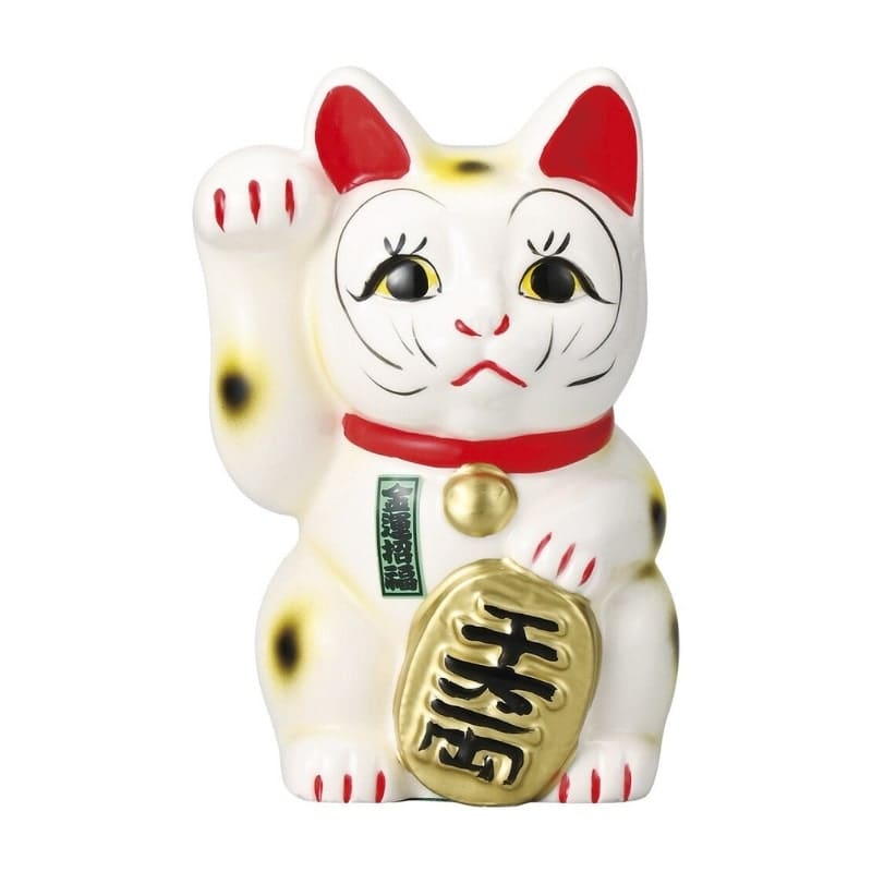 Japońskie Seto Maneki Neko 15 cm