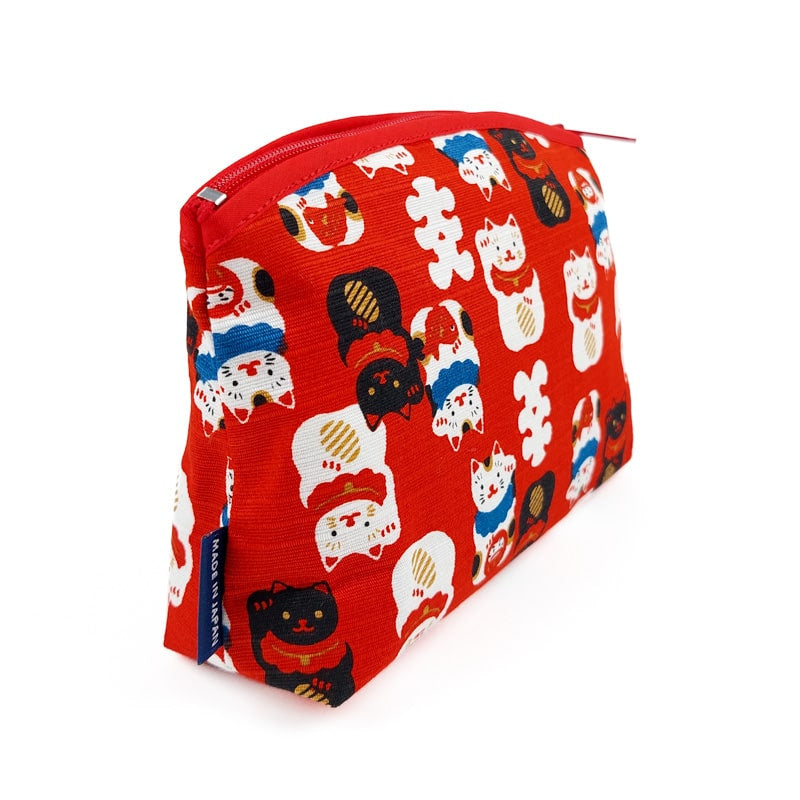 Japońskie sprzęgło Maneki Neko czerwone