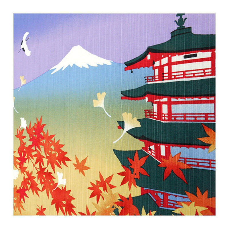 Jesienne japońskie Furoshiki 50x50 cm