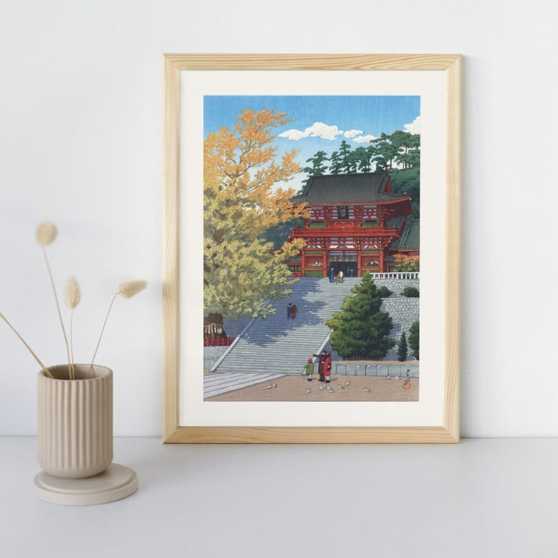 Kamakura Sanctuary - japoński plakat A3