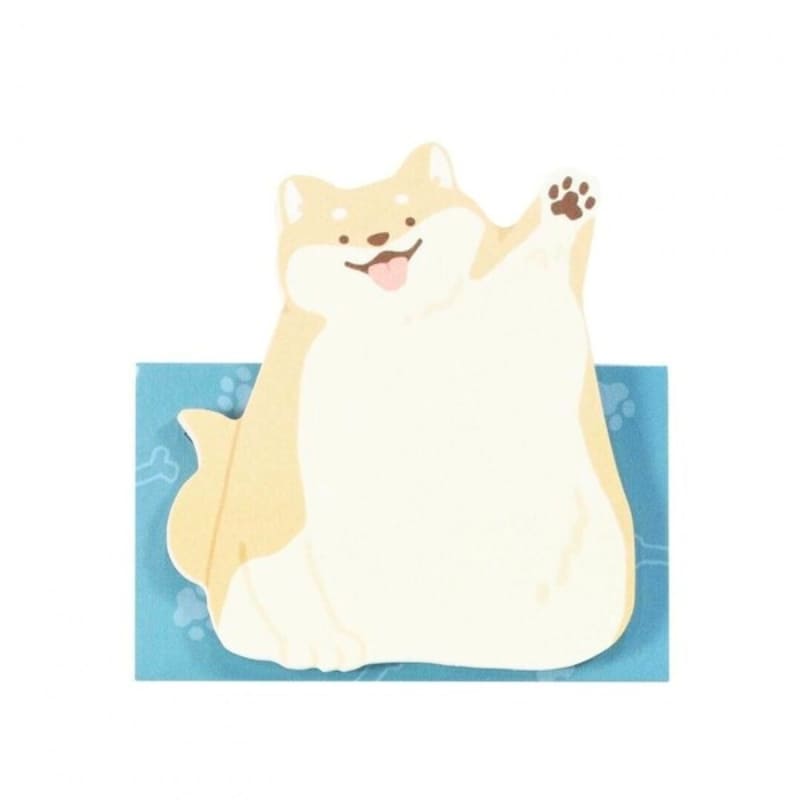 Karteczki Samoprzylepne z Psem Shiba Inu