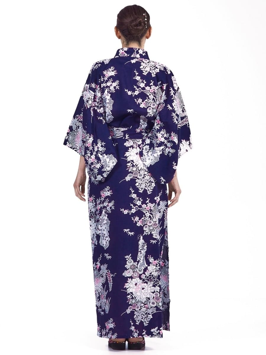 Kimono damskie Yukata Peony & Geisha