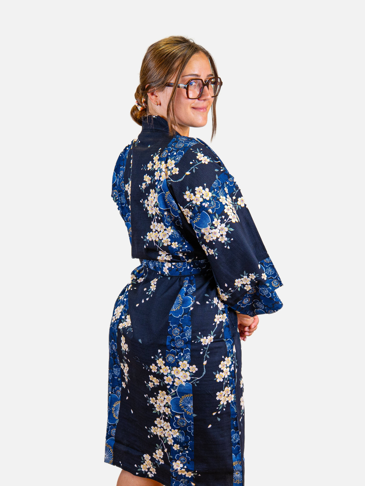 Kimono Happi Damskie – Niebieska Sakura